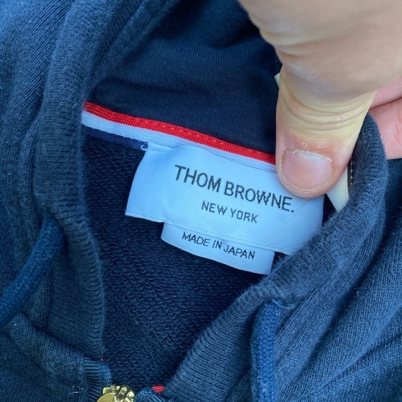 Thom Browne 4 Bar Hoodie Sweater Size 3 - Picture 15 of 16